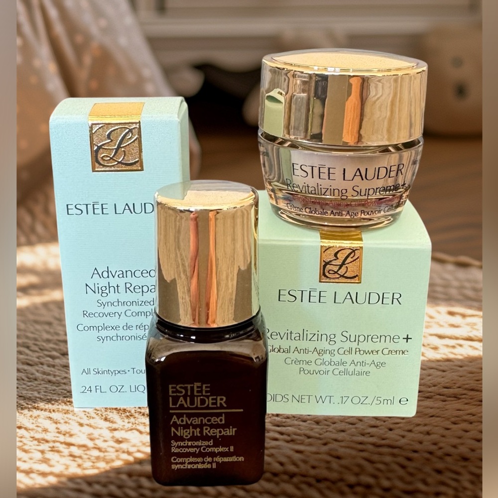 Estee Lauder Advanced Night Repair Serum Revitalizing Supreme Creme Moisturizer